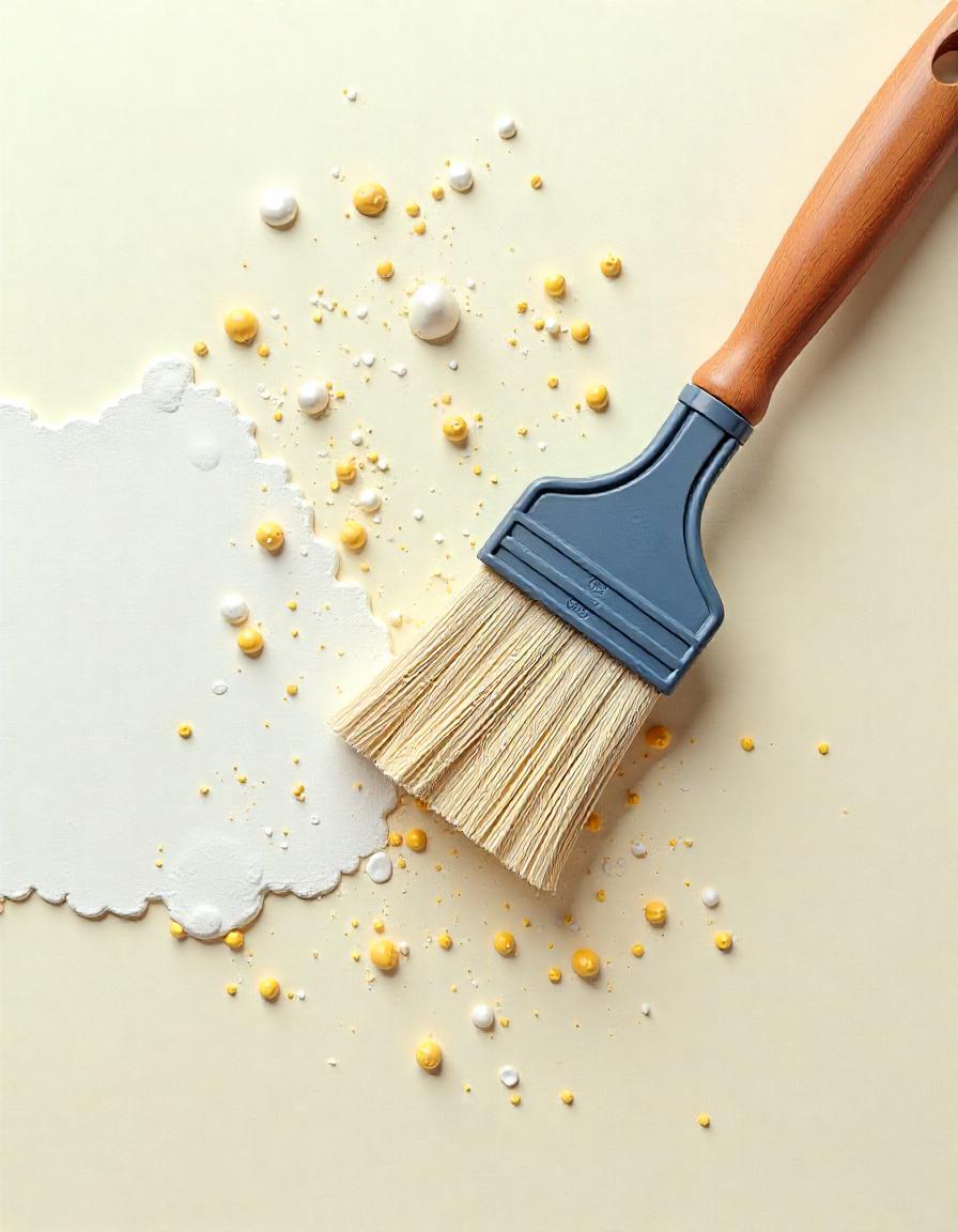 Natural cow dung paint applied on interior walls